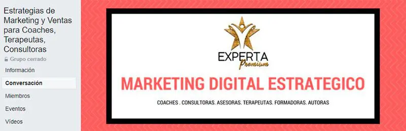 Estrategias de Marketing y Ventas para Coaches, Terapeutas, Consultoras (Grupo de Facebook)
