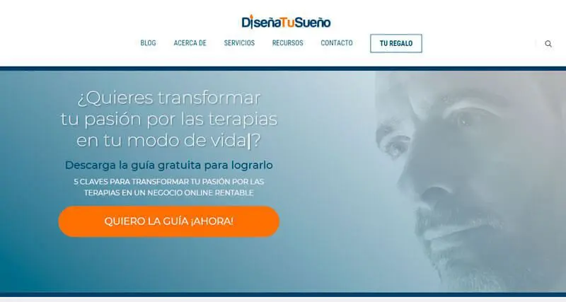 Cabecera de una página de inicio perfecta